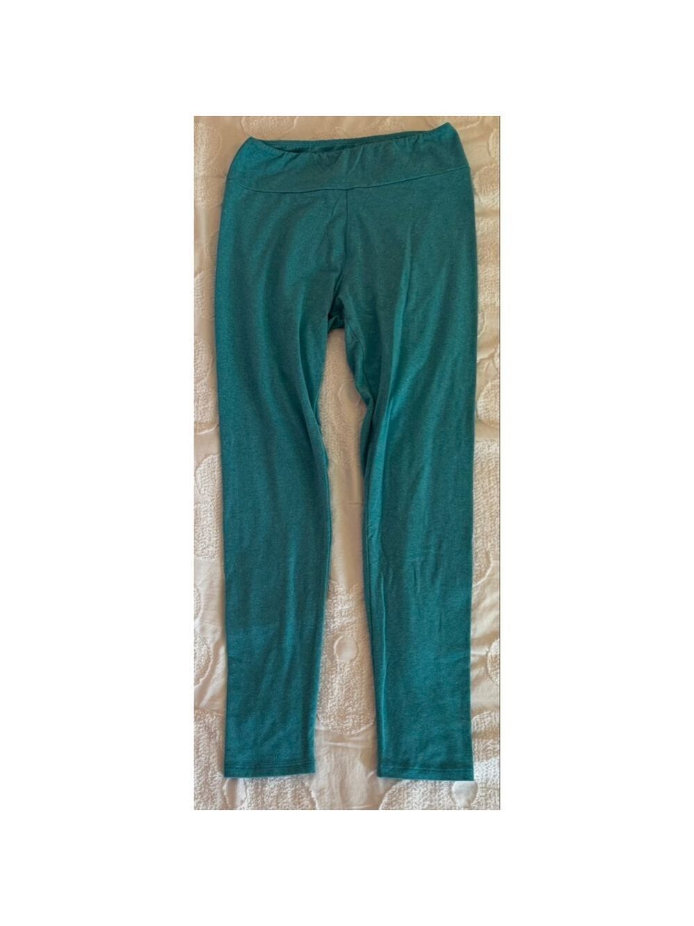 Women's Lularoe Teal Leggings ONE SIZE